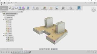 Fusion 360 – Grundlagen Tutorial Bohrungen und Senkungen definieren video2braincom [upl. by Attenat]