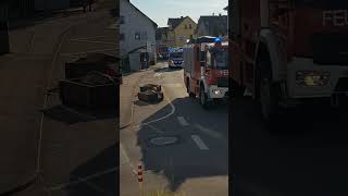 Einsatzfahrt Feuerwehr KatSLöschzug Bad Schwalbach [upl. by Amalbena]