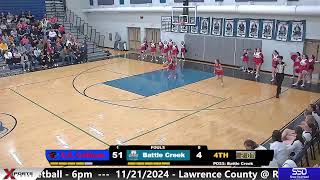 EO Coffman Middle School vs Battle Creek Middle School  Girls Basketball  10212024 [upl. by Hawken465]