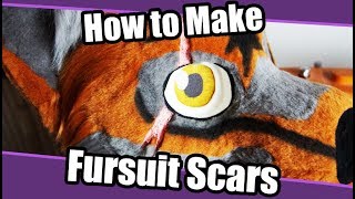 Tutorial 25 How To Make Scars On Fursuits [upl. by Acyre]