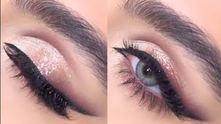 cut crease eyeshadow tutorial for hooded eyeseyemakeup eyemakeuptips cutcrease [upl. by Gabriellia]