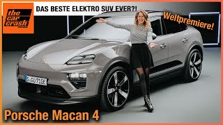 Porsche Macan 4 im Test 2024 Das beste Elektro SUV der Geschichte Review  Turbo  Innenraum [upl. by Senalda]