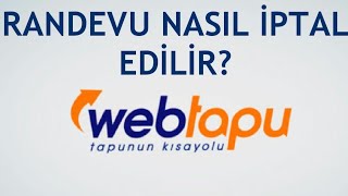 Web Tapu Randevu İptali Nasıl Yapılır [upl. by Puritan872]