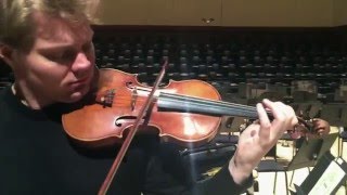 Atlanta Symphony Orchestra David Coucheron  Preparing for the monumental Brahms Violin Concerto [upl. by Nerine637]