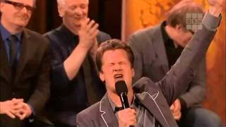 Improvaganza  Wayne Brady Jonathan Mangum and Brad Sherwoods singing trio [upl. by Ecyle]