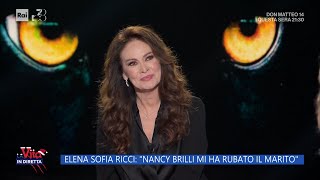 Elena Sofia Ricci  Nancy Brilli lamicizia e il tradimento  La vita in diretta 12122024 [upl. by Krenek]