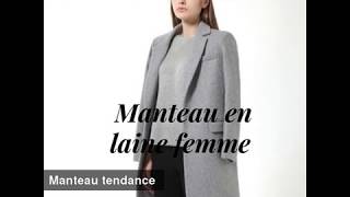 MANTEAU EN LAINE POUR FEMME [upl. by Hole]