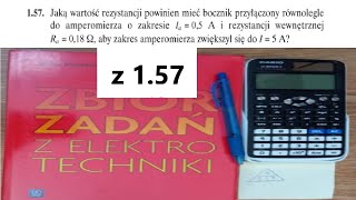 Zadanie 157 Elektrotechnika  zbiór zadań by Aleksy Markiewicz [upl. by Lust]