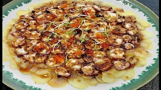 CARPACCIO DE PULPO A FEIRA O A LA GALLEGA [upl. by Nomolas]