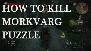 Witcher 3  Kill Morkvarg  Walkthrough [upl. by Ettegirb665]