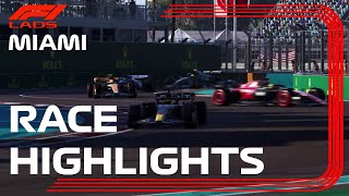 Race Highlights  Miami Grand Prix 2024 R1  F1 Lads League Season 2 [upl. by Nahtahoj]