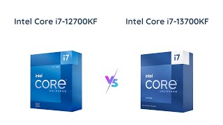 Intel Core i712700KF vs i713700KF Processor Comparison [upl. by Kcirdnekel]