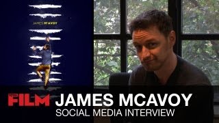 James McAvoy Social Media Interview [upl. by Dahlstrom]