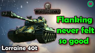 Lorraine 40t in World of Tanks  The perfect flanker [upl. by Lorusso]