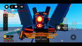 Improved titan boombox showcaseSuper box siege defense Roblox [upl. by Aniretak]