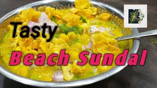 BEACH SUNDAL at home Vella pattani recipe BEACH சுண்டல் [upl. by Rustice]