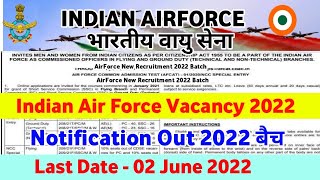 Air Force New Vacancy 2022 ।। Airforce XY Group New Vacancy 2022 ।। Airforce New Recruitment 2022 [upl. by Geno]