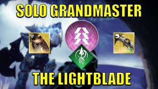 Solo Lightblade Grandmaster Nightfall  Prismatic Hunter Platinum 2442 Destiny 2 [upl. by Nerad]