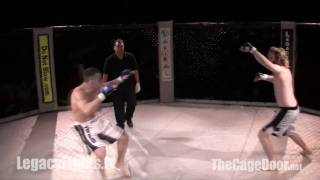 Legacy FC amp TheCageDoornet  Jonathan Harris 5sec KO [upl. by Ordnael]