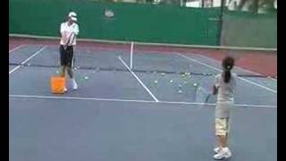 Tennis Drill  Using The Body Rotation [upl. by Ransom313]