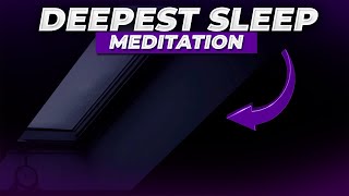 Guided Meditation Deep Sleep for Insomnia Worries and Anxiety with RAIN sounds [upl. by Oalsinatse]