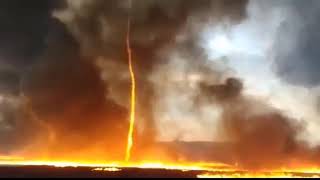 Massive Epic fire tornadoes caught on the camera 2018 [upl. by Danziger882]