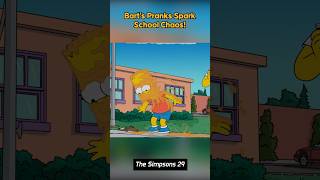 Barts Pranks Spark School Chaos thesimpsons shorts [upl. by Yaf]