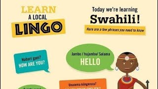 KISWAHILI LESSONS FOR BEGINNERS [upl. by Paehpos]