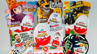 Распаковка старых киндер сюрпризов четверок Old Kinder Surprise Unboxing 4pacs [upl. by Neehsar]