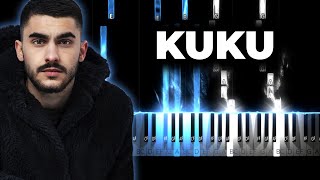 BUTRINT IMERI  KUKU karaoke instrumental piano cover lyrics [upl. by Buchanan]