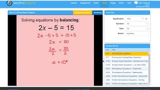 Using mathswatch ks3 [upl. by Johen]