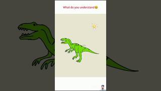 Who were dinosaur born new funny dinosaus sadmusic art animation shorts short trending [upl. by Eibbob]