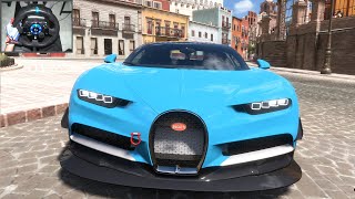 Bugatti Chiron  POV Drive  Forza Horizon 5  Logitech G923 Steering Wheel Gameplay [upl. by Anahir712]