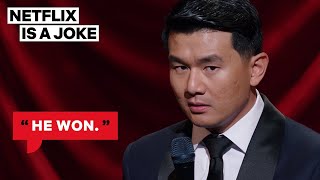 Ronny Chieng Saw A Man Fight A NYC Subway Train  Netflix Is A Joke [upl. by Nauqe]