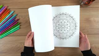 Livre de Coloriage Mandala [upl. by Lebasiairam]