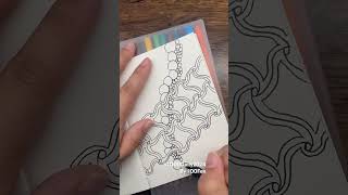 JJ100Daily2024 Quipple amp Cadent  zentangle art drawing sketch jj100daily2024 art [upl. by Allerie310]