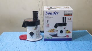 সবজী কাটাকাটি ও সালাদ তৈরি করুন চোখের পলকেই  Sonifer Electric Salad Maker  Food Processor Price BD [upl. by Coleville]