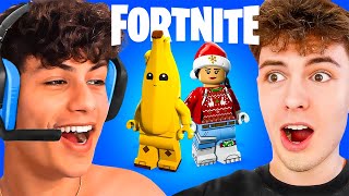 Clix amp Stable Ronaldo React To LEGO Fortnite For FIRST Time [upl. by Sotsirhc]