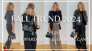 STYLING AUTUMN TRENDS 2024 LEOPARDPRINT [upl. by Macleod]