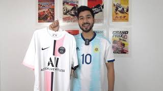 REVIEW JERSEY PSG AWAY KIT 202122  FOOTBALL REVIEW EPISODE 4 [upl. by Anilrahc]