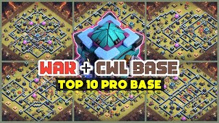 TOP 10 NEW TH13 WAR BASE  CWL BASE  TH13 BASE WITH LINK  TH13 BASE UPDATE 4124 [upl. by Hayyifas]