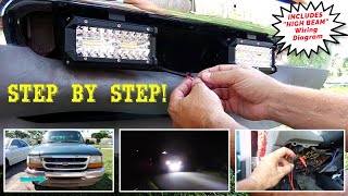 How To Wire Up amp Install LED Light Bars [upl. by Aninnaig332]