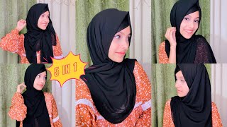 5 EASY HIJAB STYLESTUTORIAL  Noshin Nower [upl. by Colman]