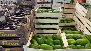 London Spitalfields Market Bangladeshi vegetablesfruits [upl. by Llenreb403]