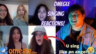 Francis Karel Reactions  Francis Karel Cover  Francis Karel Tiktok  OMEGLE Singing Reactions [upl. by Jolee]