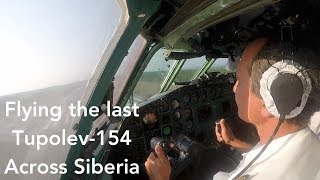 Flying the Soviet Trijet  Alrosa Tupolev 154 to Siberia [upl. by Percy]