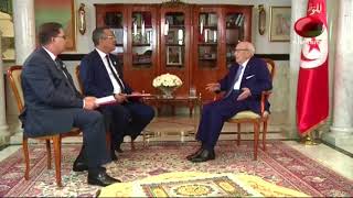 Interview télévisée du président Beji Caïd Essebsi [upl. by Cira]