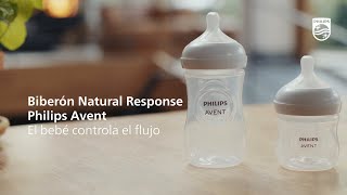 Philips Avent Biberón Natural Response  El bebé controla el flujo [upl. by Campman]