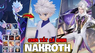 VUX MỘT NGÀY LEO RANK LÊN CHIẾN TƯỚNG VỚI TẤT CẢ SKIN NAKROTH COMBO MÚA MƯỢT NHẤT LIÊN QUÂN MOBILE [upl. by Akirdnwahs802]