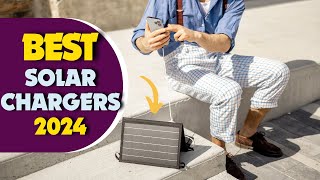 The 5 Best Solar Chargers in 2024  The 5 Best Solar Panel Review [upl. by Htebezile]